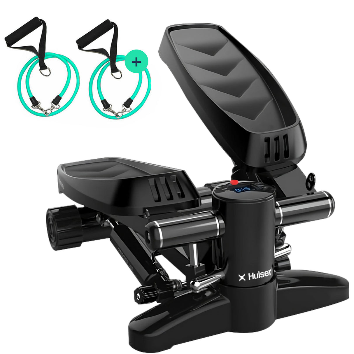 Stepper met display - Verstelbaar - Met weerstandsbanden