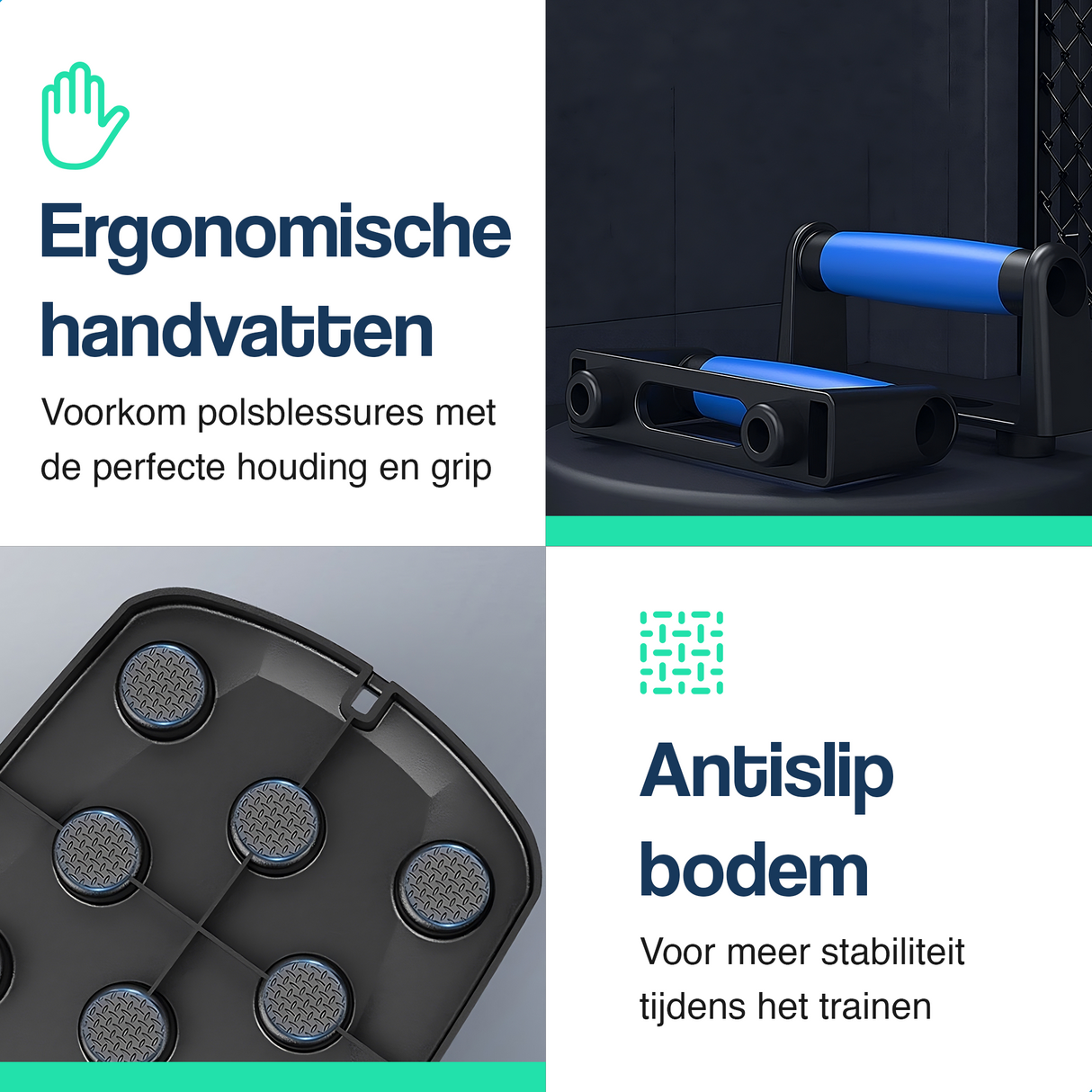 Push up bord - 14 in 1 - Met 2 weerstandsbanden