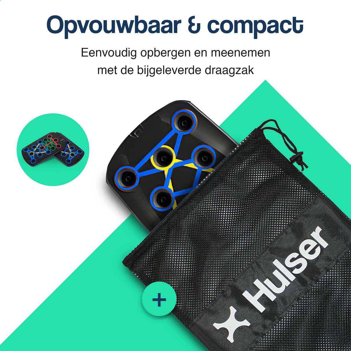 Push up bord met TPE weerstandsbanden set