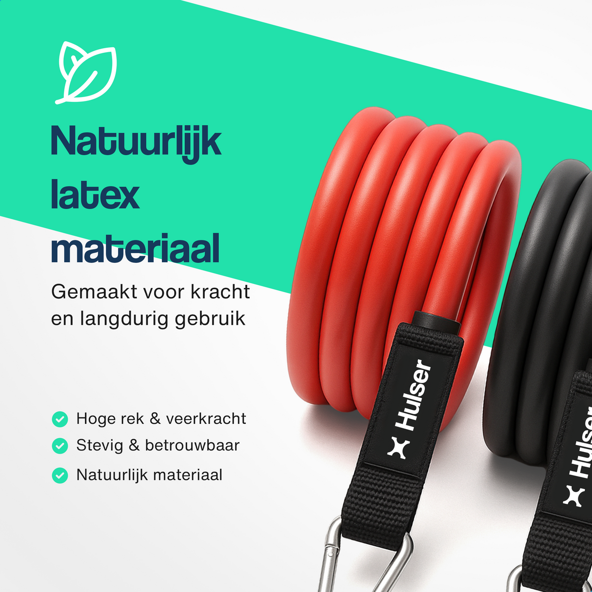 Latex Tubes Weerstandsbanden set 120 cm - 12-delig - 4 tot 23 kg