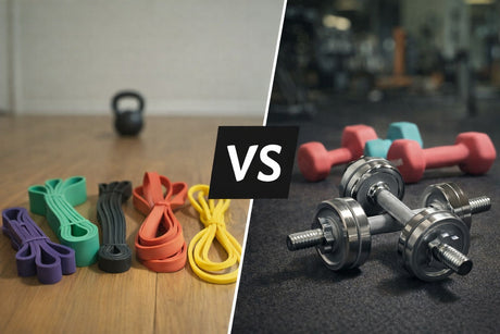 Weerstandsbanden vs. dumbbells: wat past bij jouw trainingsdoel?