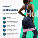 Fitness enkelbanden met weerstandsbanden bundel - Roze