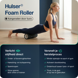 Foam roller - 33 cm - Zwart