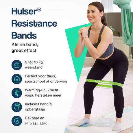 Mini weerstandsbanden set  - 5-delig - 2 tot 18 kg - Multicolor