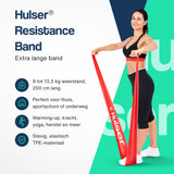 Lange weerstandsband 200 cm - 9 tot 13,5 kg - Rood
