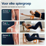 Foam roller - 33 cm - Oranje