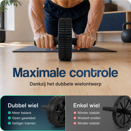 Buikspierwiel - Dubbel wiel