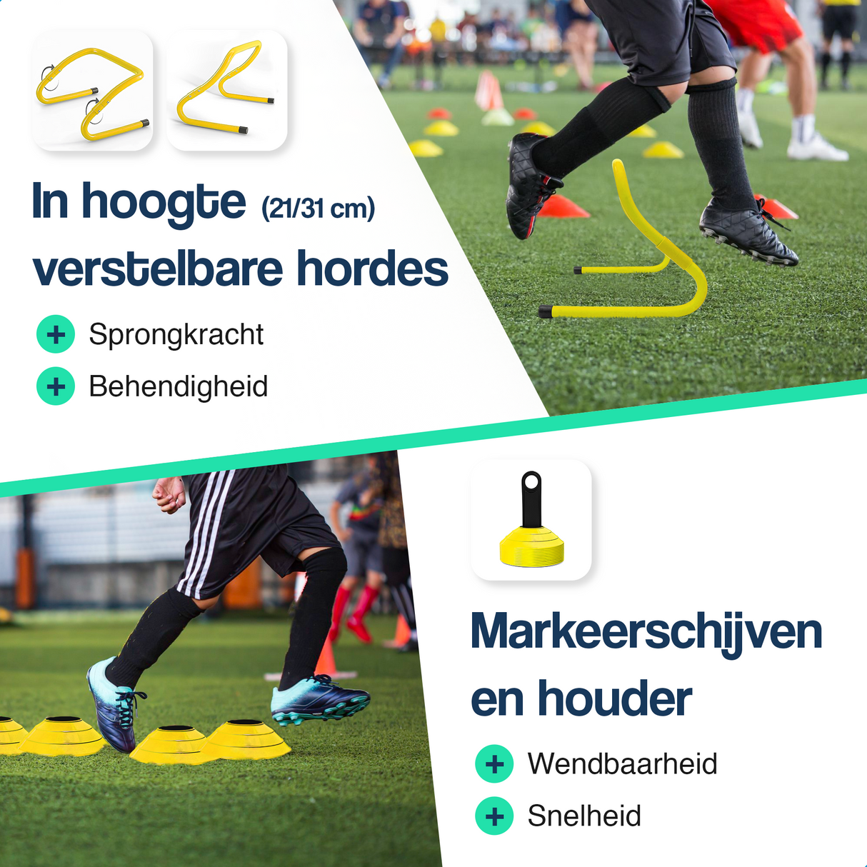 Agility Workout set 26-delig - Geel
