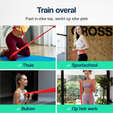 Lange weerstandsband 200 cm - 9 tot 13,5 kg - Rood