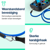 Push up bord - 14 in 1 - Met 2 weerstandsbanden