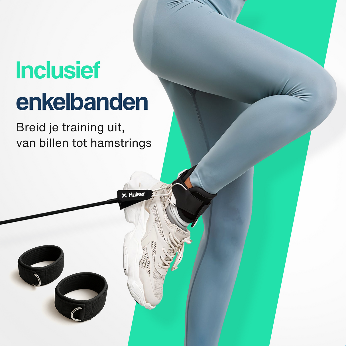 Stepper met display - Verstelbaar - met TPE weerstandsbanden set