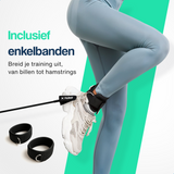 Stepper met display - Verstelbaar - met TPE weerstandsbanden set