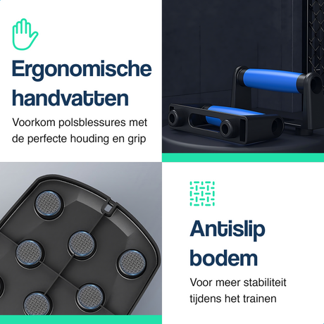 Push up bord - 14 in 1 - Met 10 weerstandsbanden