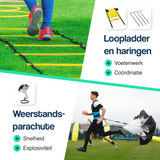Agility Workout set 26-delig - Geel