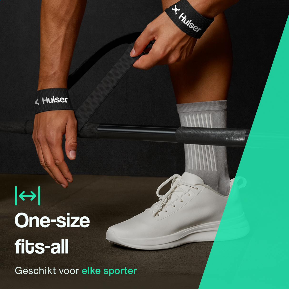 Lifting straps 60 cm - Zwart