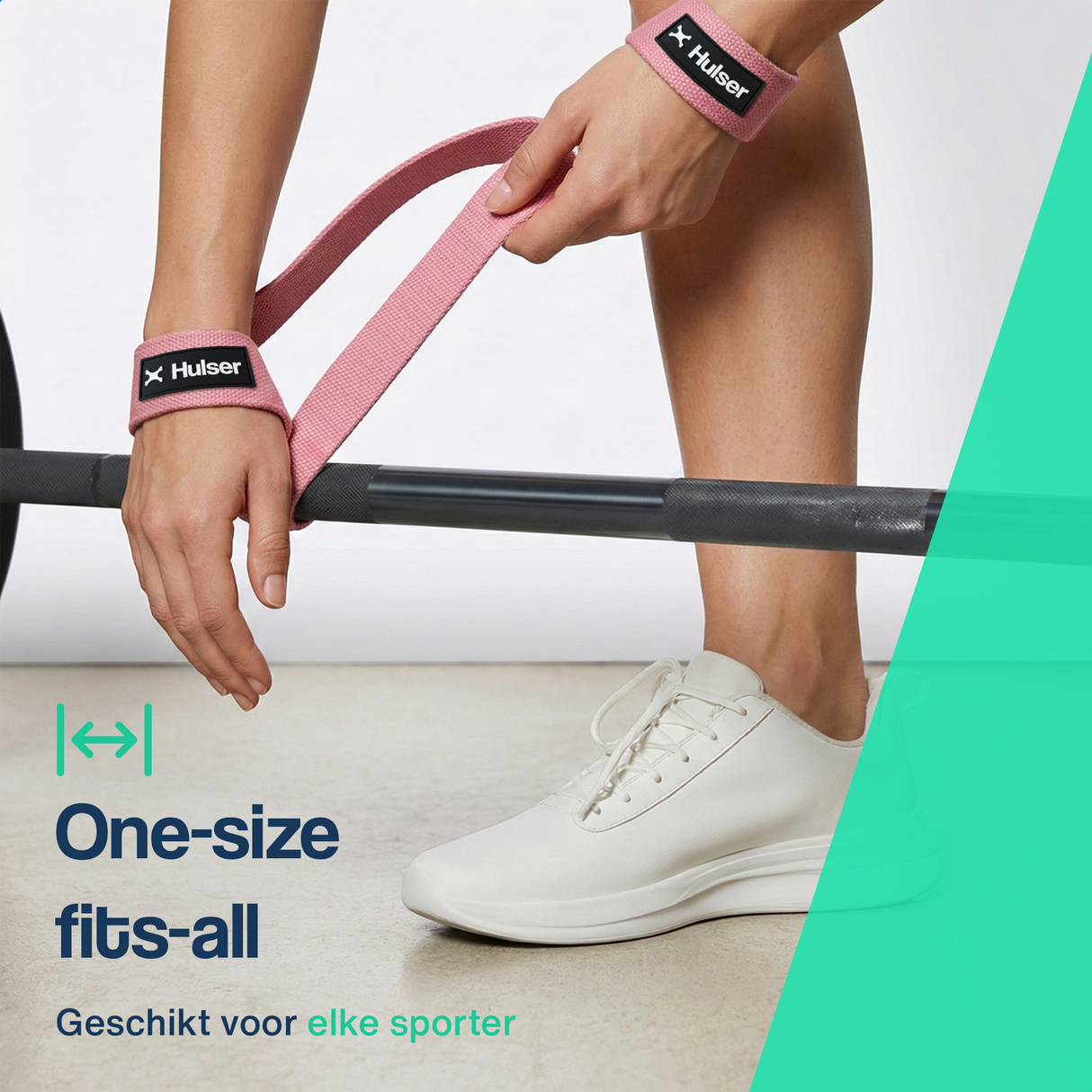 Lifting straps 60 cm - Roze