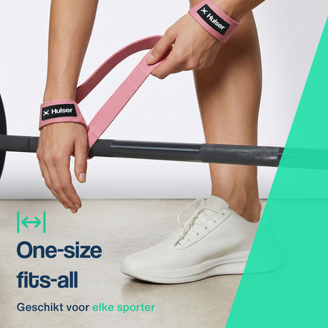 Lifting straps 60 cm - Roze