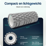 Foam roller - 33 cm - Grijs