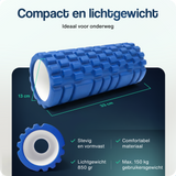 Foam roller - 33 cm - Blauw