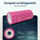 Foam roller - 33 cm - Roze