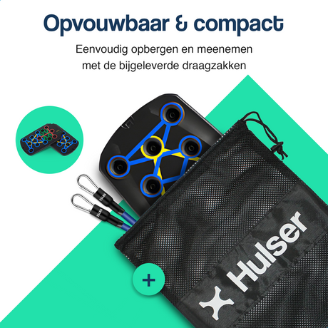 Push up bord - 14 in 1 - Met 10 weerstandsbanden