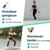 Agility Workout set 26-delig - Blauw
