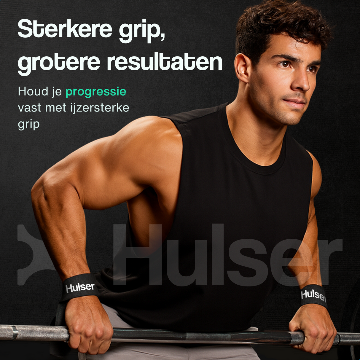 Lifting straps 60 cm - Zwart
