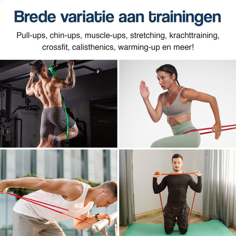 Weerstandsbanden set 104 cm - 2-delig - 7 tot 30 kg
