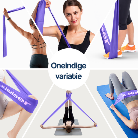 Weerstandsbanden set 200 cm - Lang - 5-delig - 4,5 tot 27 kg