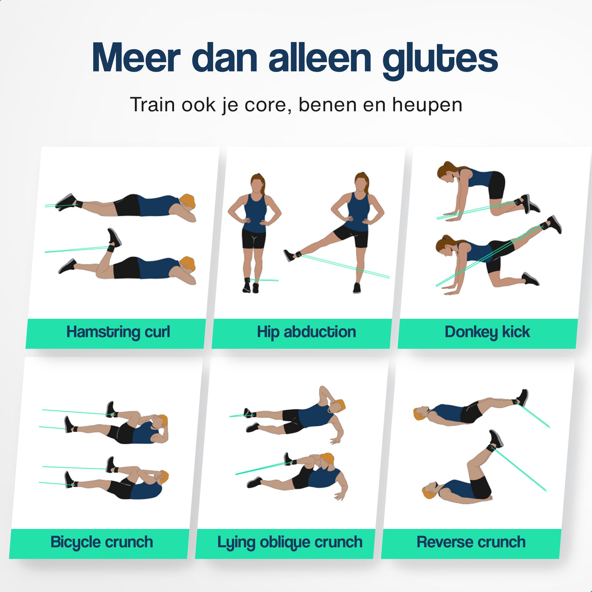 Enkelband Fitness - 2 stuks - Roze