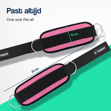 Enkelband Fitness - 2 stuks - Roze