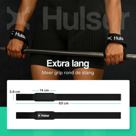 Lifting straps 60 cm - Zwart