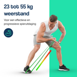 Weerstandsband 104 cm - 23 tot 55 kg - Groen