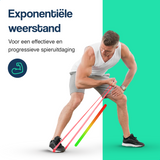 Weerstandsbanden set 104 cm - 2-delig - 7 tot 30 kg