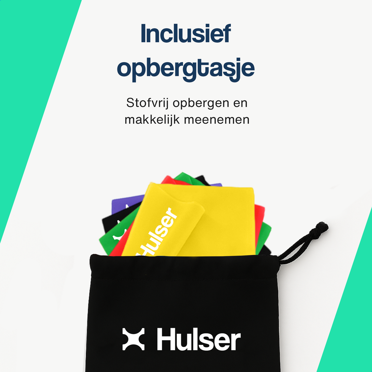 Lange weerstandsbanden met mini weerstandsbanden