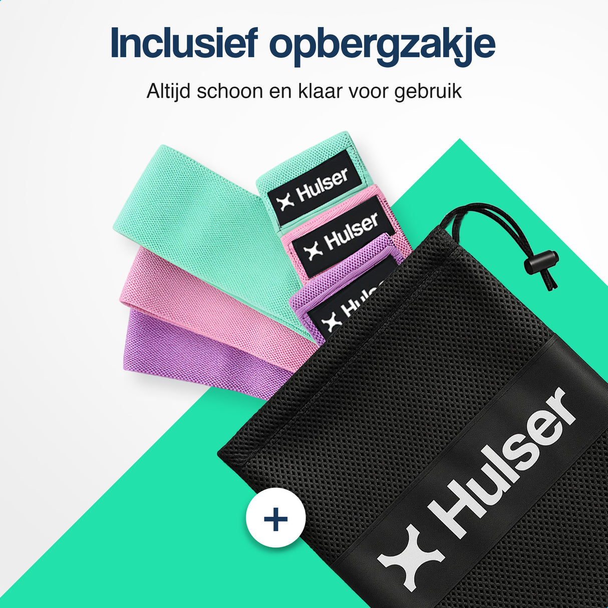 Weerstandsbanden set - 3-delig - 8 tot 32 kg - Roze
