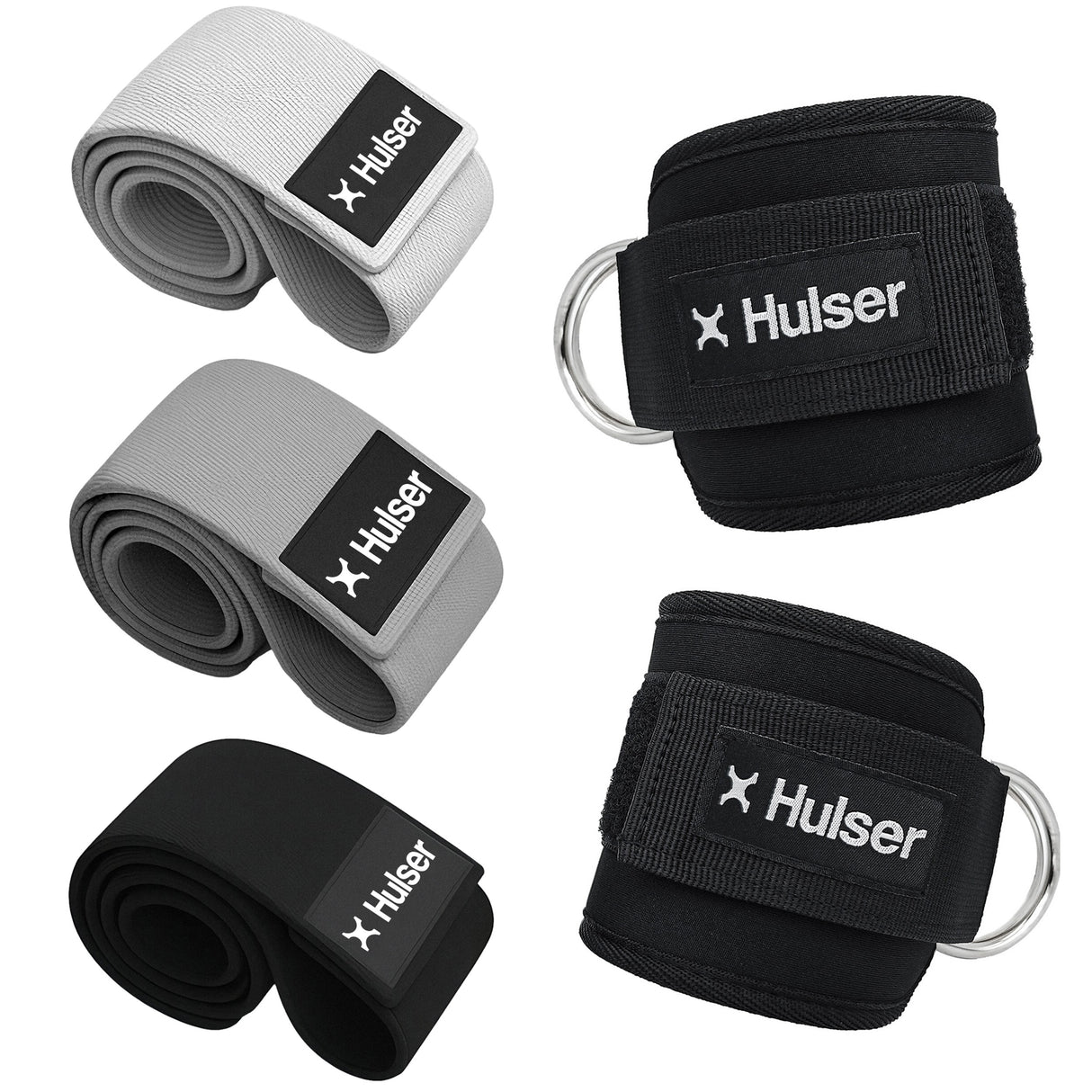 Fitness enkelbanden met weerstandsbanden bundel