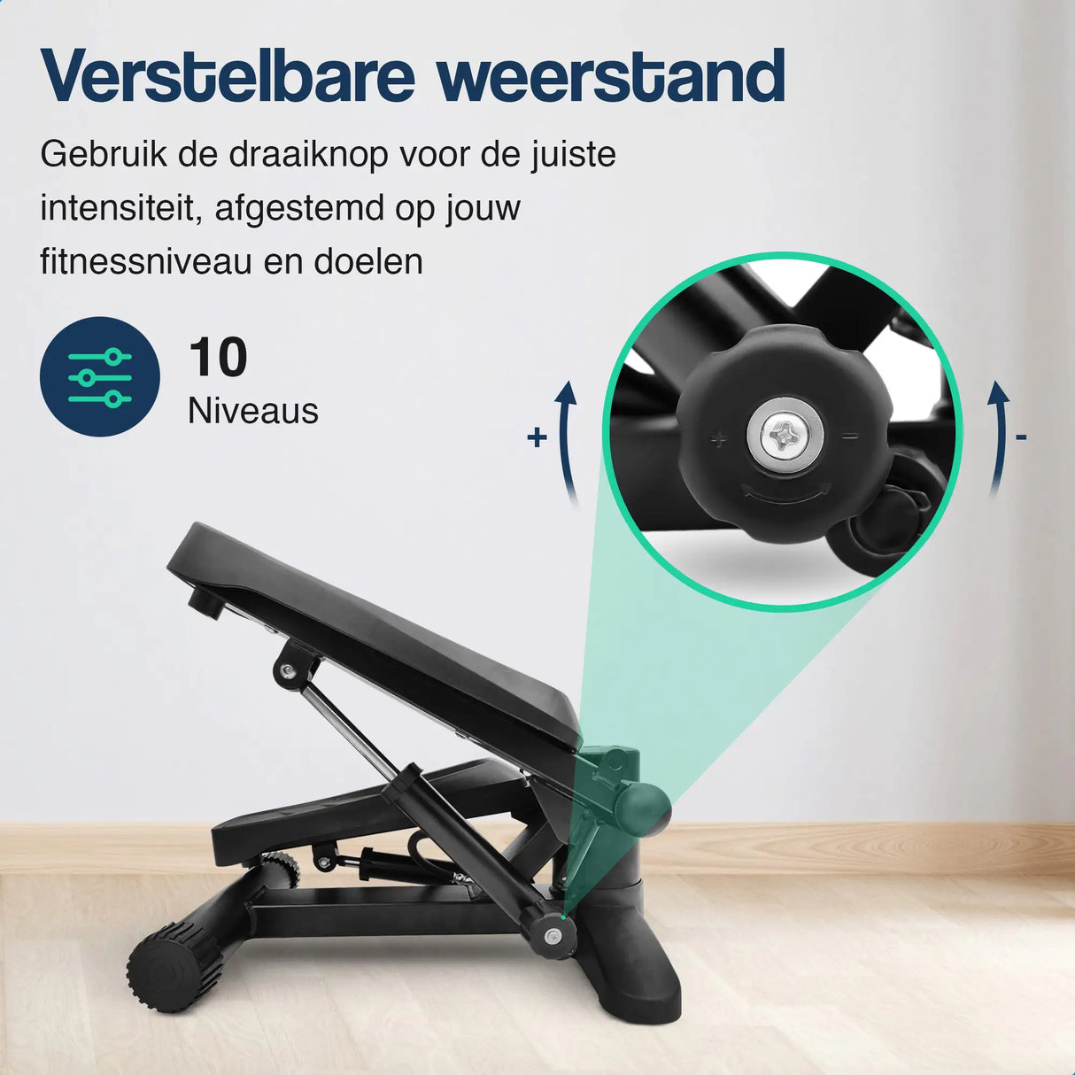 Hulser Stepper met display - Verstelbaar - Met weerstandsbanden